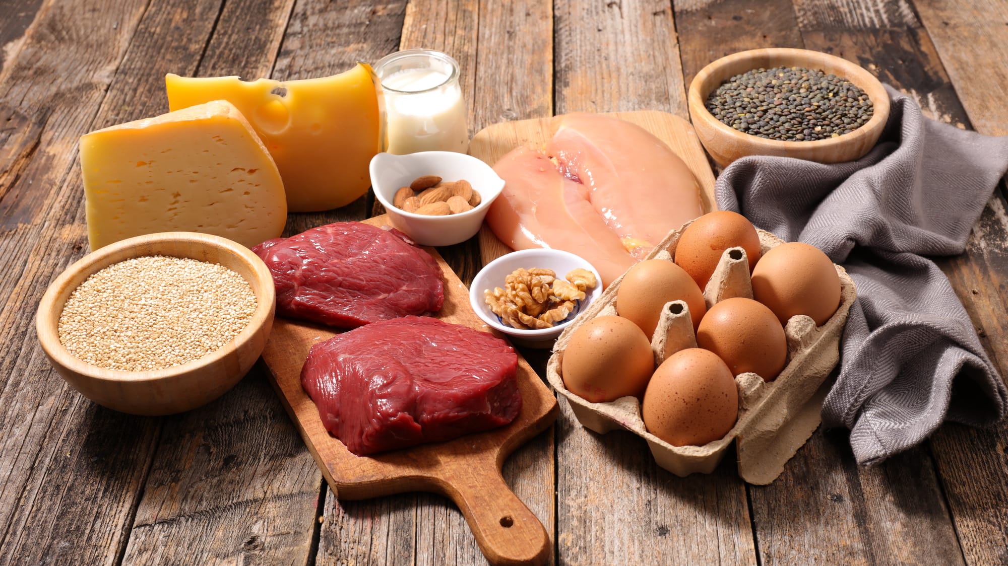 Produkty białkowe w diecie